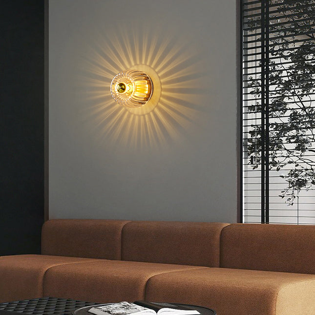 Isabelle – Moderne LED-Wandleuchte aus Glas & Metall