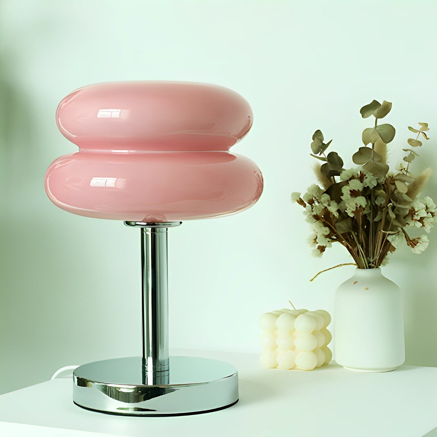 Miyu – Dekorative Glasleuchte im Cream-Design