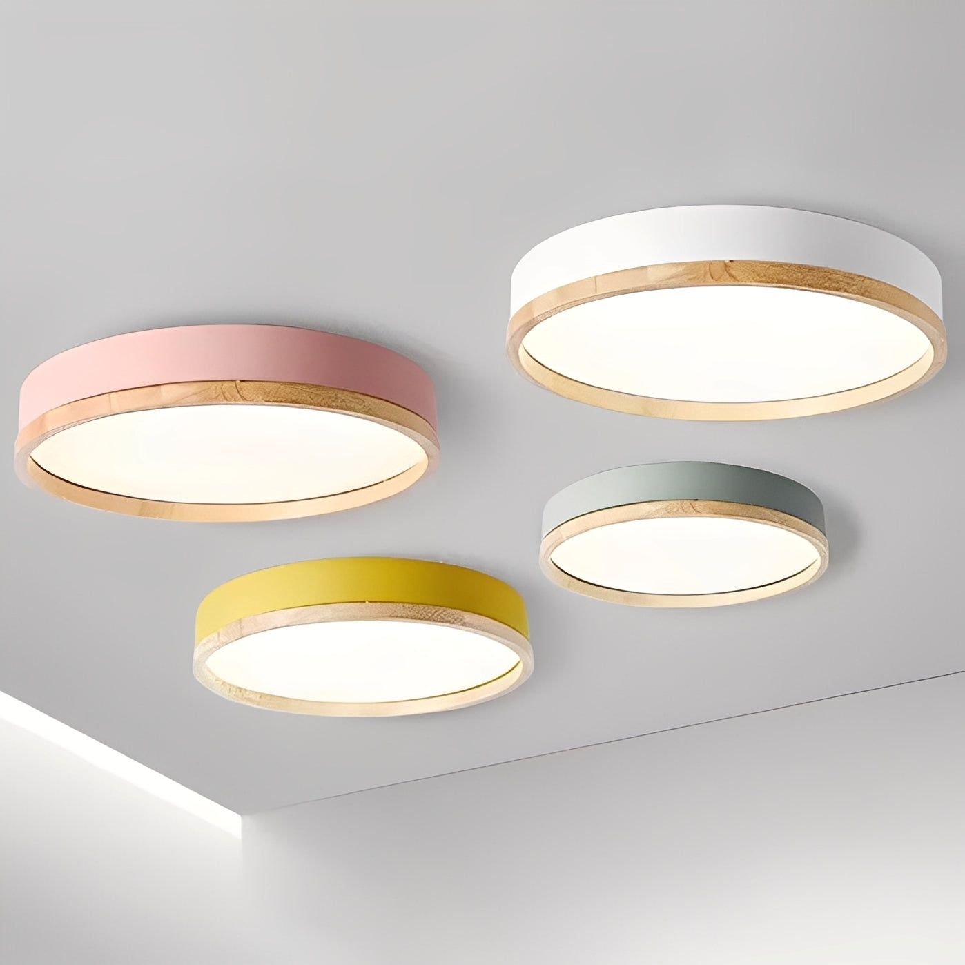 Chiara – Runde Deckenlampe aus Acryl