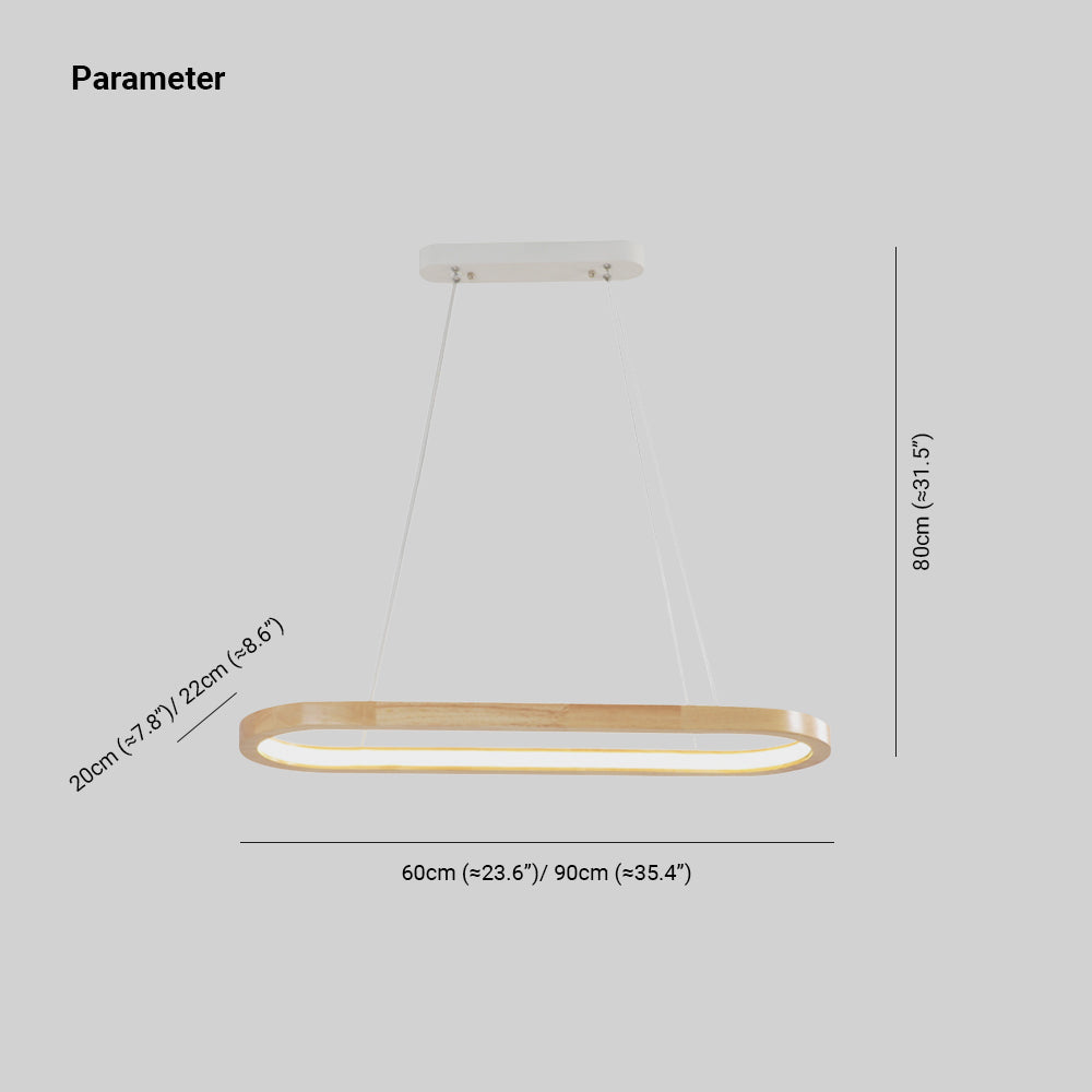 NordicBeam – Moderne LED-Pendelleuchte aus Holz und Metall