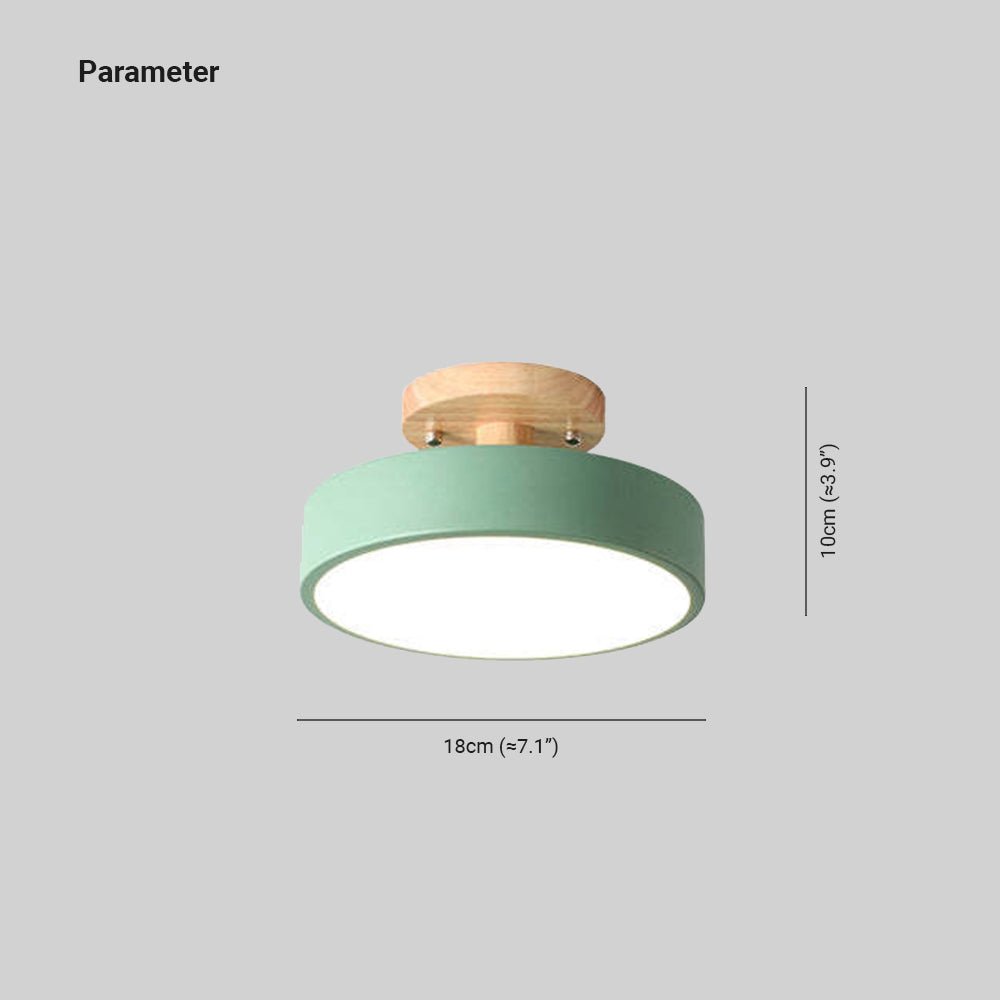 HolzGlanz – Moderne Deckenlampe aus Holz