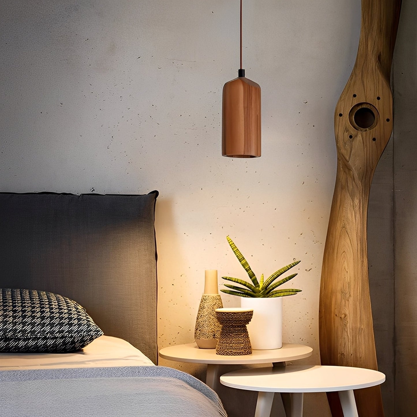 Yumi – Kreativer Holz-Kronleuchter im modernen Stil