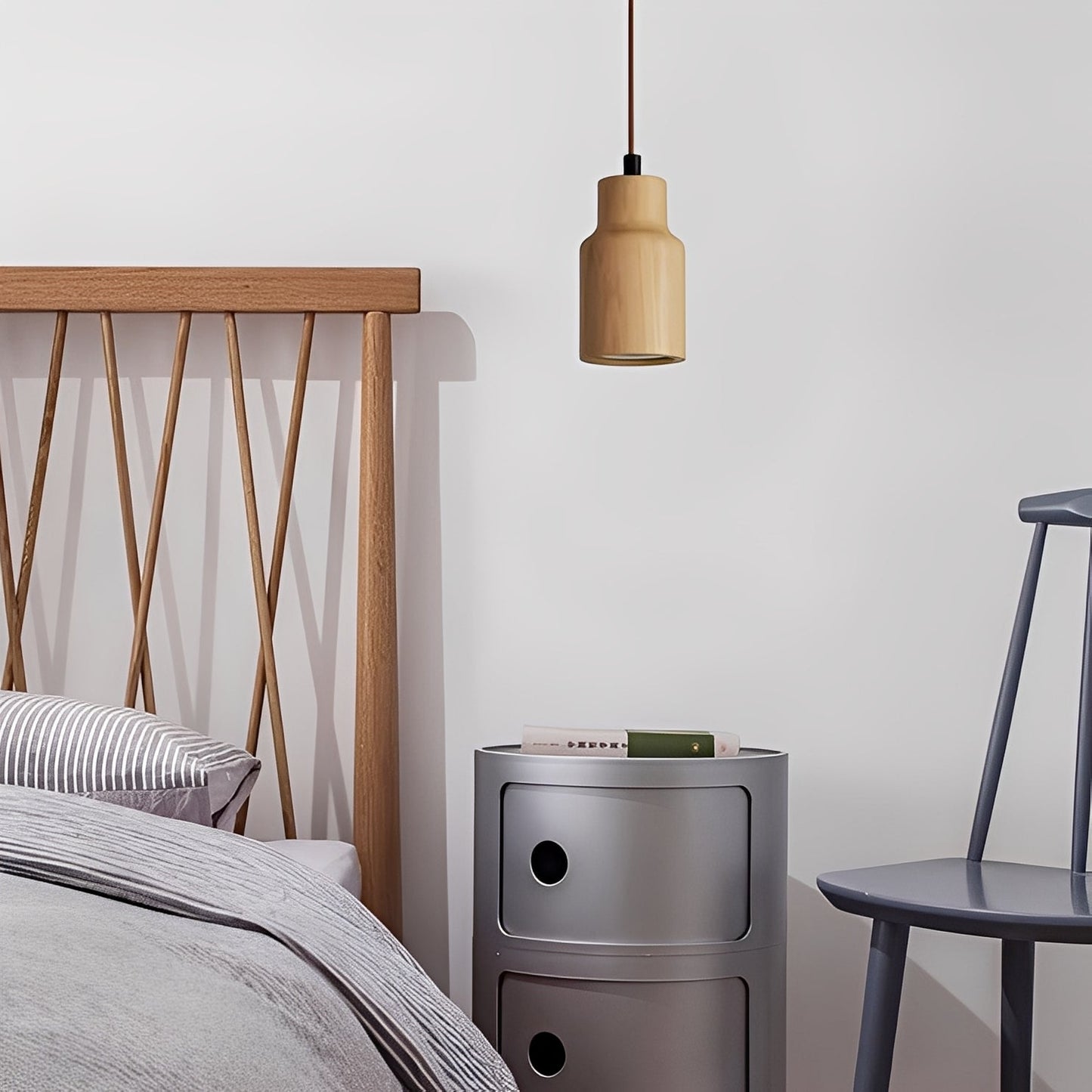 Yumi – Kreativer Holz-Kronleuchter im modernen Stil