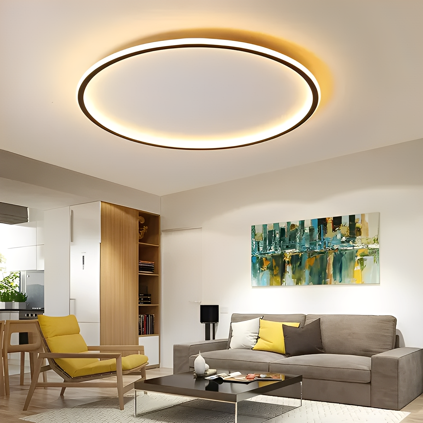 Yeri – Schlichte und stilvolle LED-Deckenleuchte