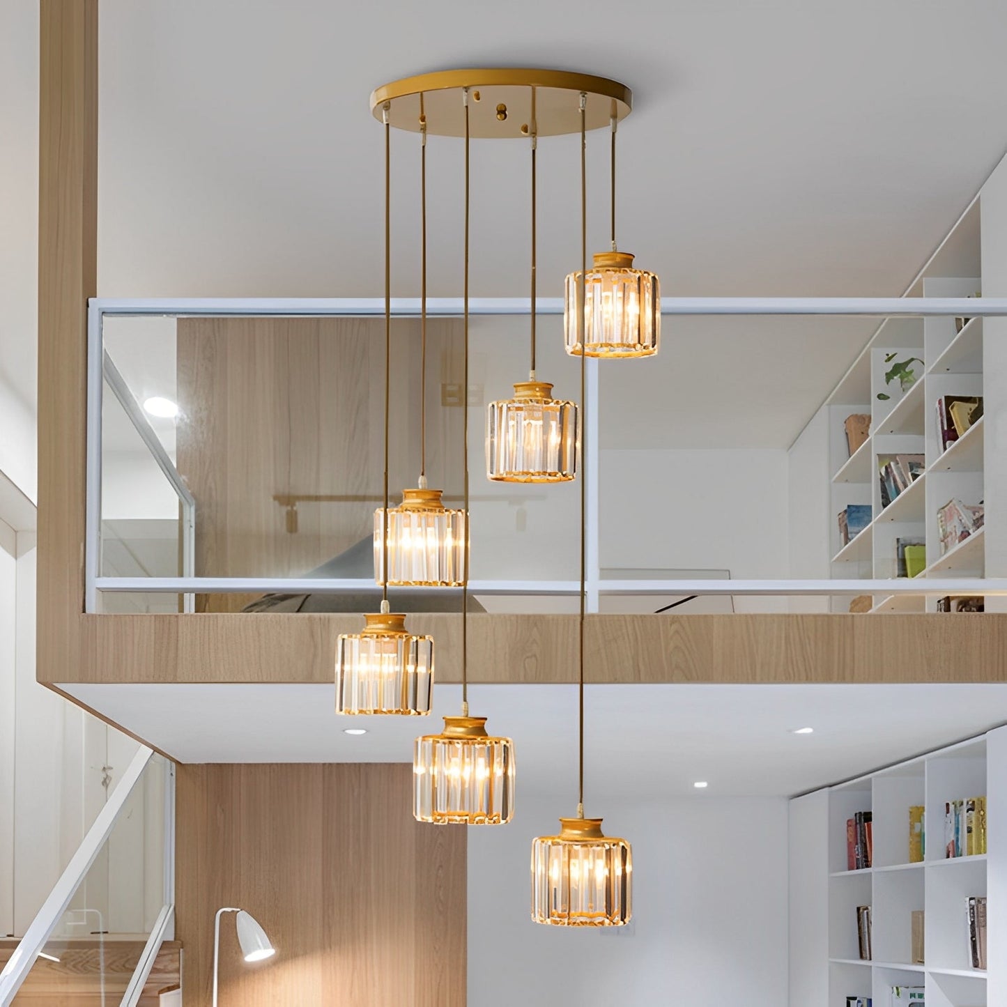Remy – Moderne Treppenhaus-Hängeleuchte