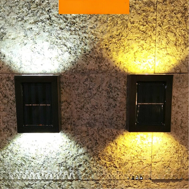 Nordic Glow - Solarbetriebene Terrassen-Wandleuchte