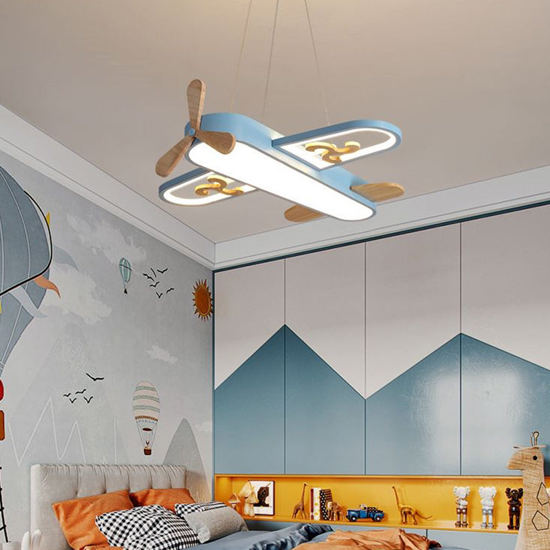 Skyler – Flugzeug-Deckenlampe für Kinderzimmer mit LED
