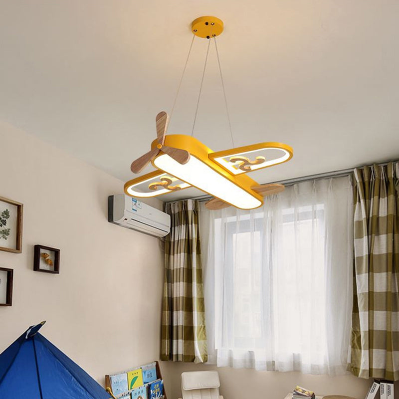Skyler – Flugzeug-Deckenlampe für Kinderzimmer mit LED