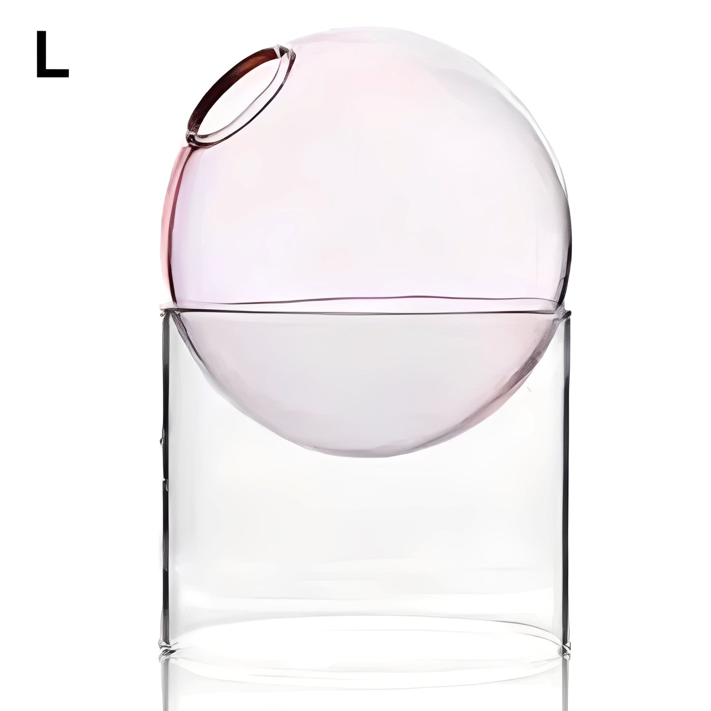 Amira – Farbige Glas Kugelvase Deko