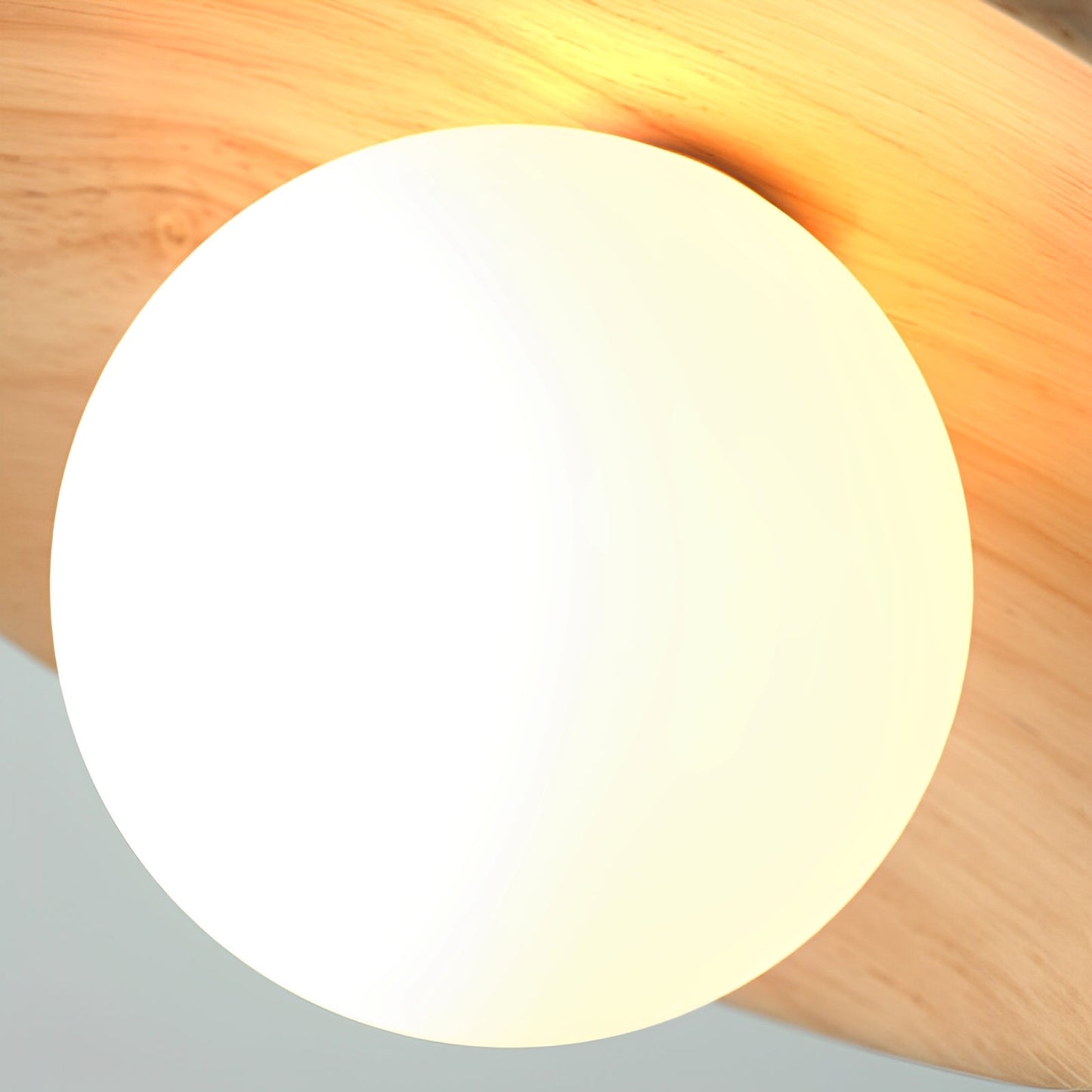Koa – Japanische Holz-Deckenlampe