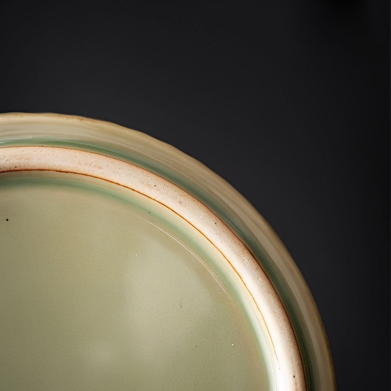 Ming – Keramikaschenbecher mit Deckel im traditionellen China-Stil