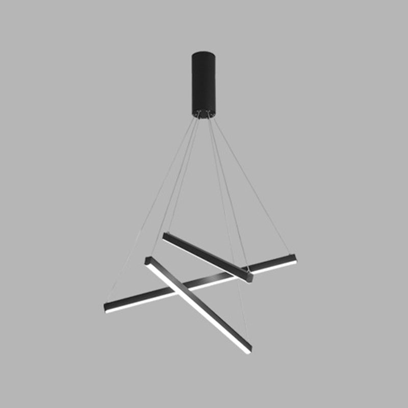 Stellaro – Einfach gestaltete LED-Pendelleuchte mit Stäbchen-Design