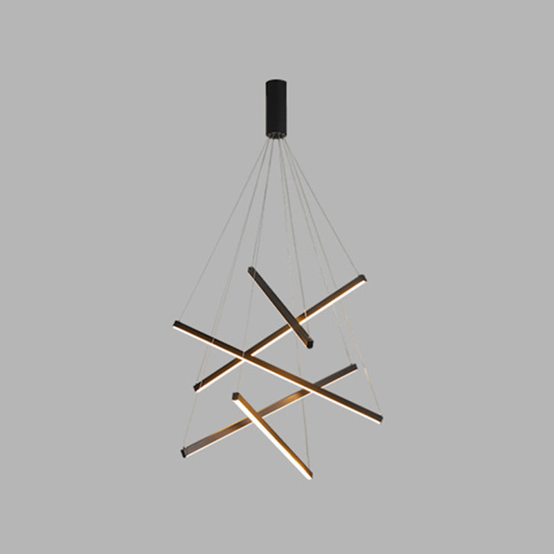 Stellaro – Einfach gestaltete LED-Pendelleuchte mit Stäbchen-Design