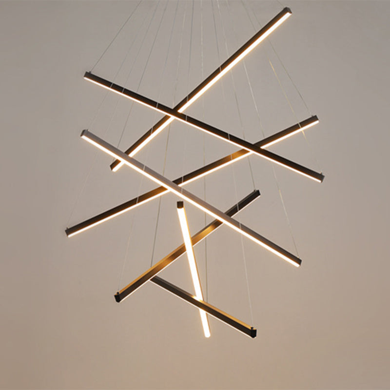 Stellaro – Einfach gestaltete LED-Pendelleuchte mit Stäbchen-Design