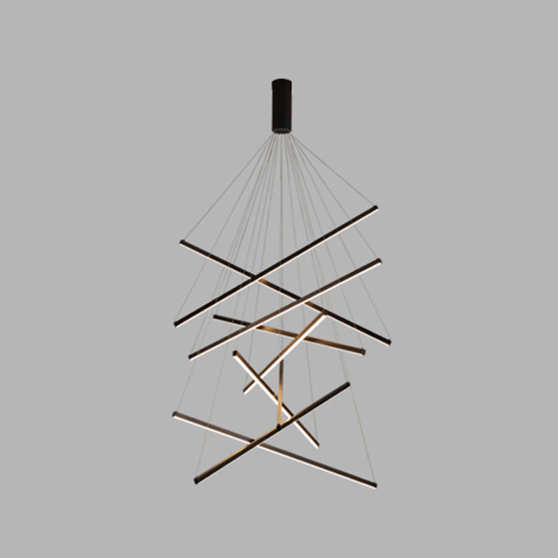 Stellaro – Einfach gestaltete LED-Pendelleuchte mit Stäbchen-Design