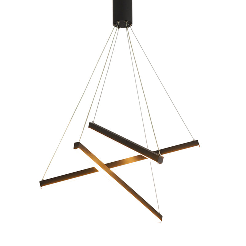 Stellaro – Einfach gestaltete LED-Pendelleuchte mit Stäbchen-Design