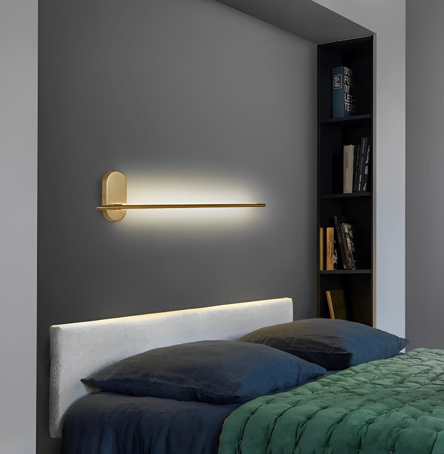 Janna – Zeitgemäße Wandlampe mit geradlinigem Design aus Aluminium