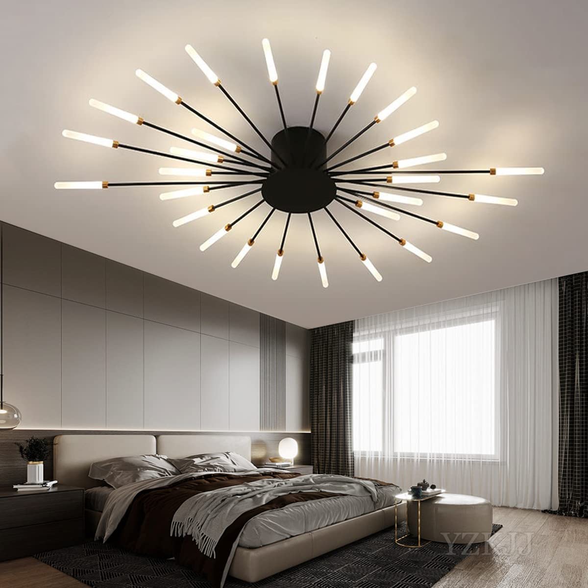 FireGlow – Deckenlampe mit funkelndem Feuerwerk-Design