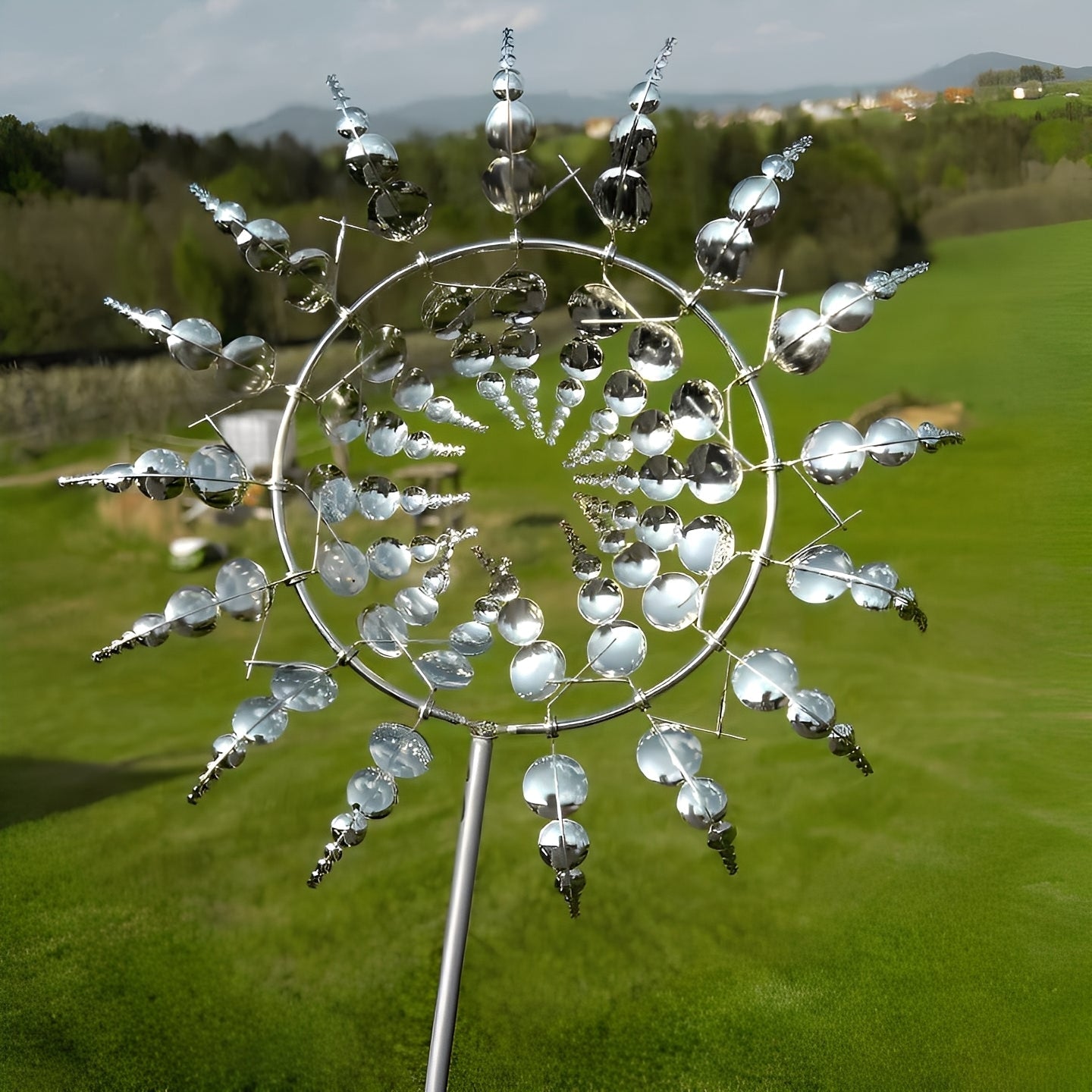 MetalWhirl – Edelstahl-Windmühle