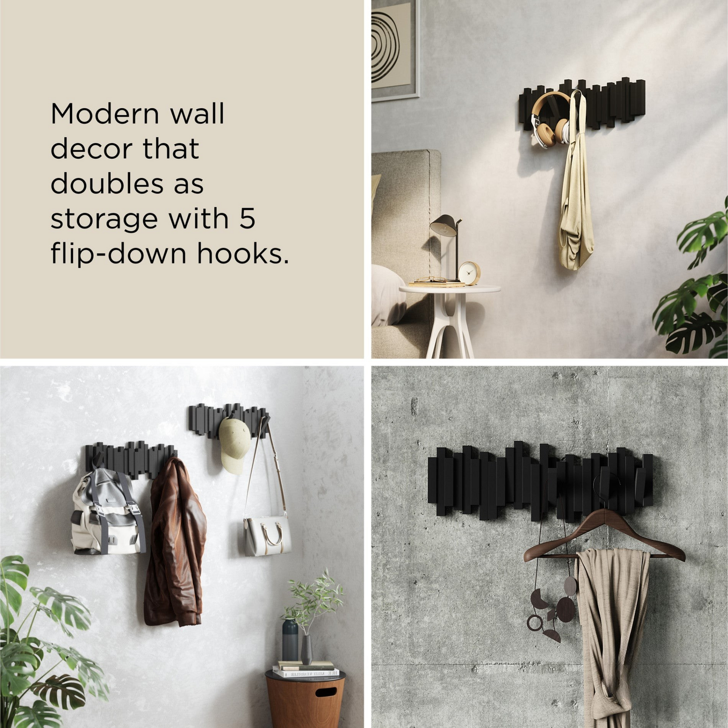 Wandhaken - Nordic Minimalist Wandhaken Dekor