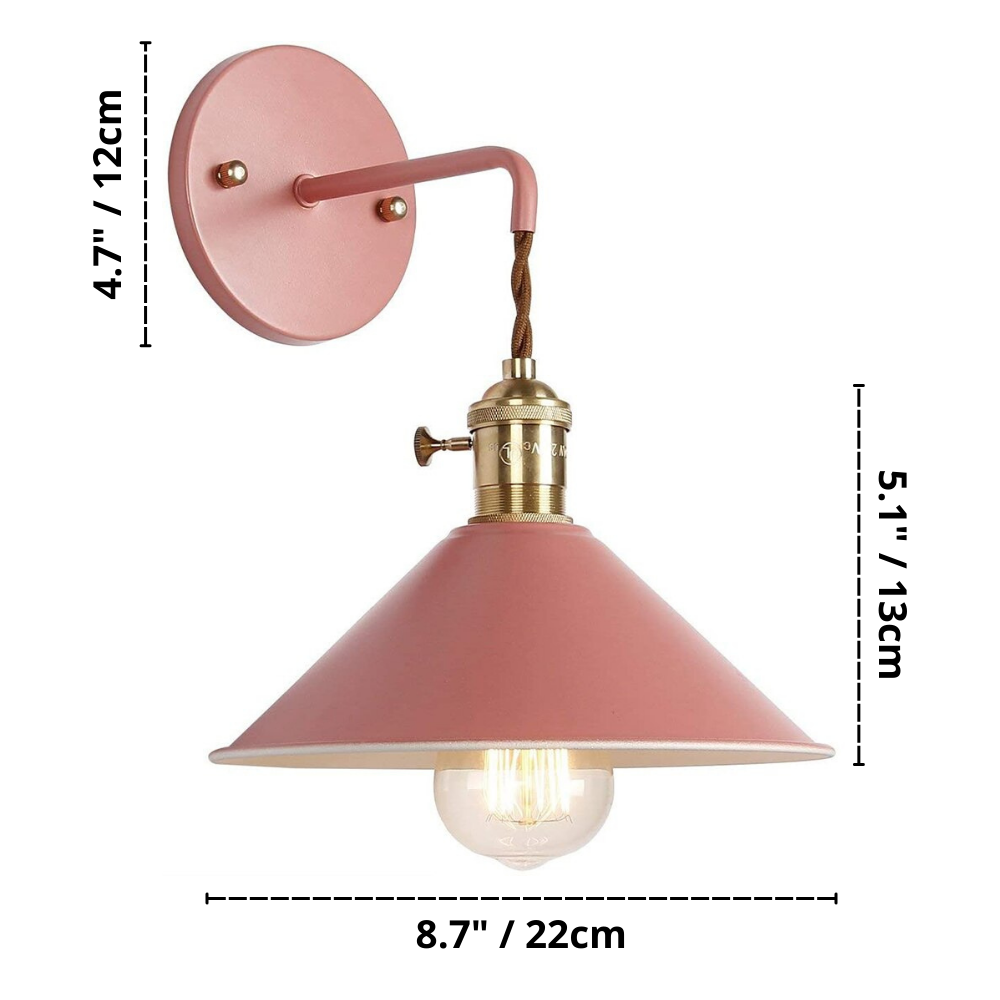 Geen - Farbige Vintage-Wandlampen
