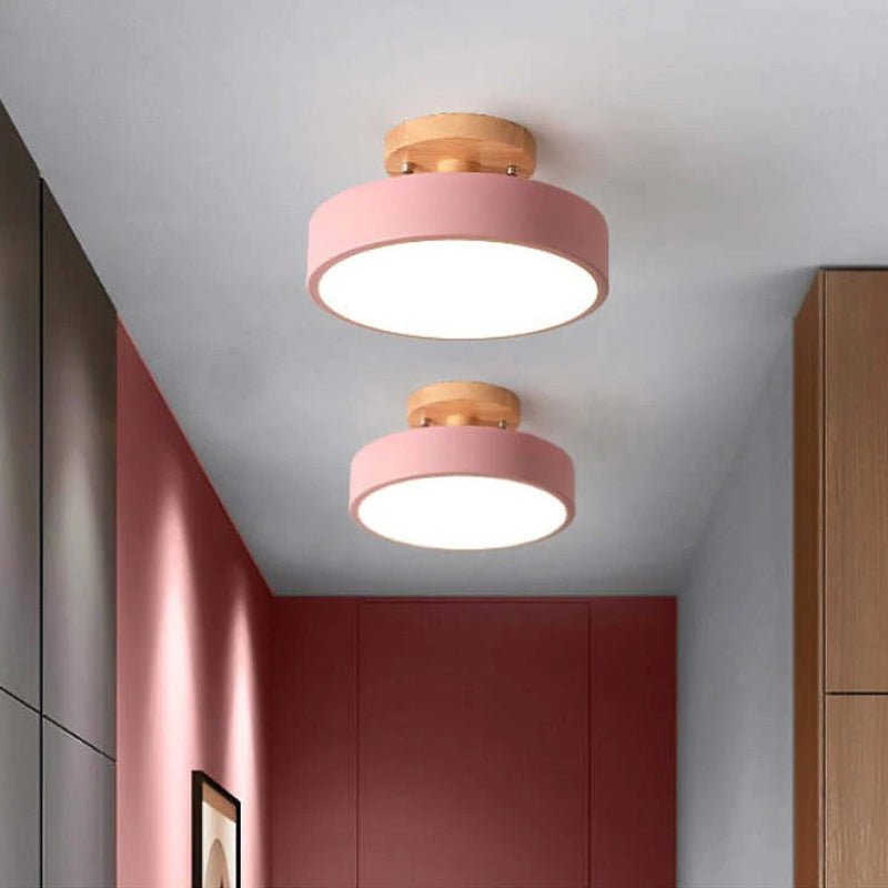 HolzGlanz – Moderne Deckenlampe aus Holz