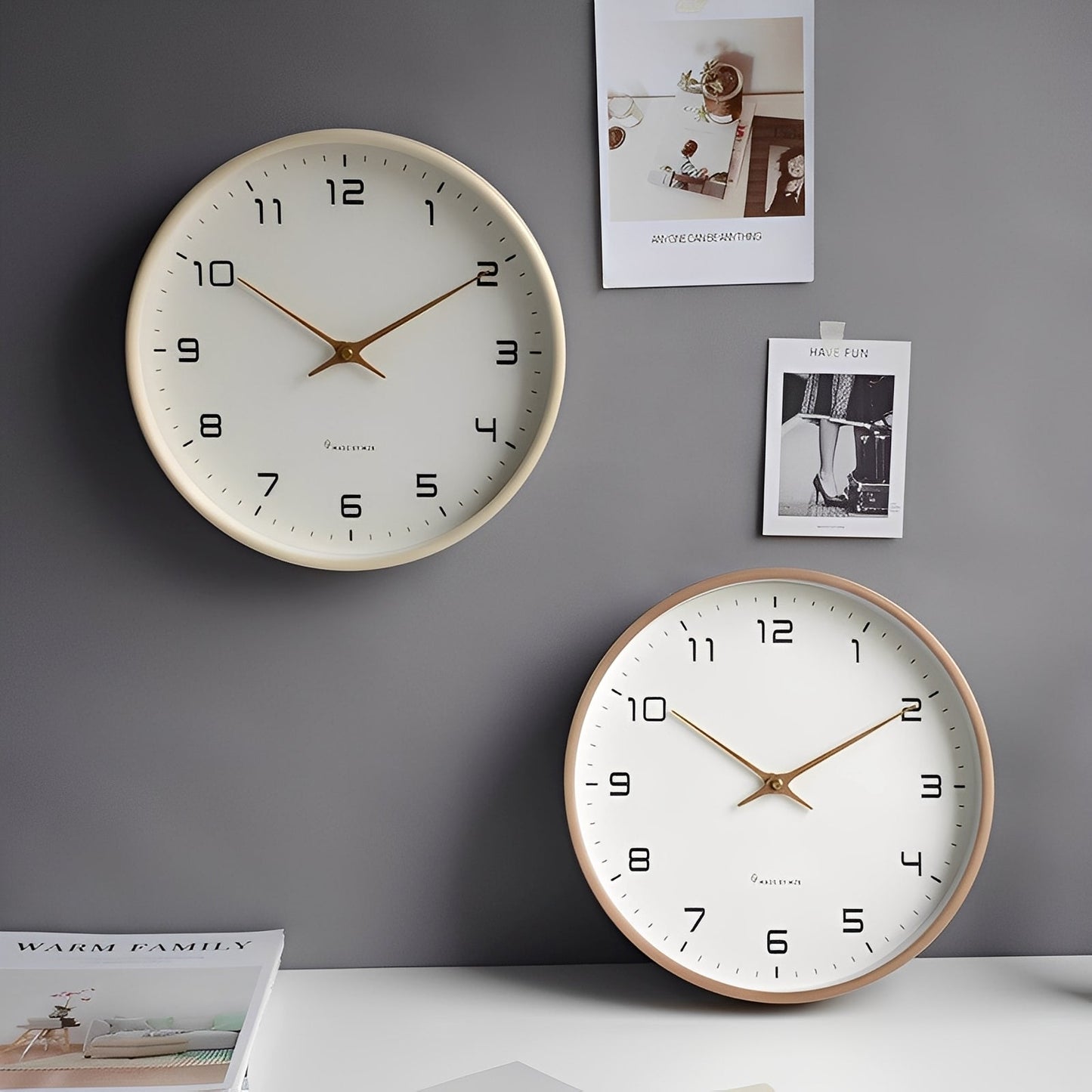 Alden – Wanduhr aus Holz