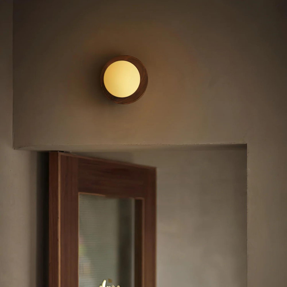 Miley – Nordische Tangyuan Holz-Wandlampe