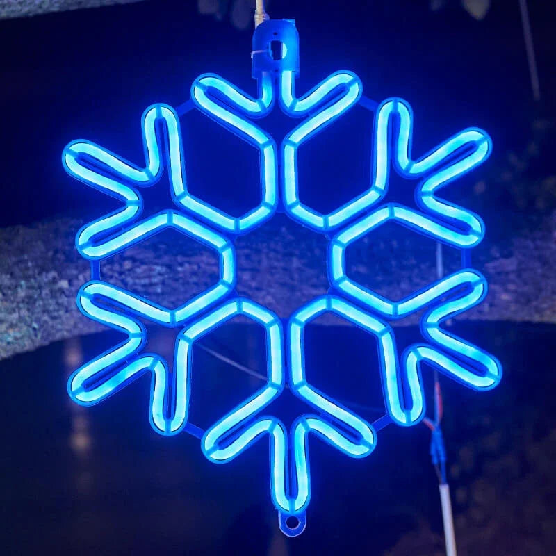 Frostella – LED Licht in Schneeflockenform für festliche Außen-Weihnachtsdekoration