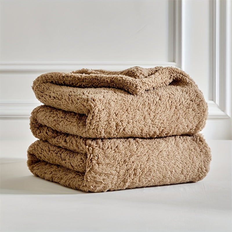 KuschelWolke – Flauschige Sherpa-Decke für Sofa & Bett, wendbar & waschbar