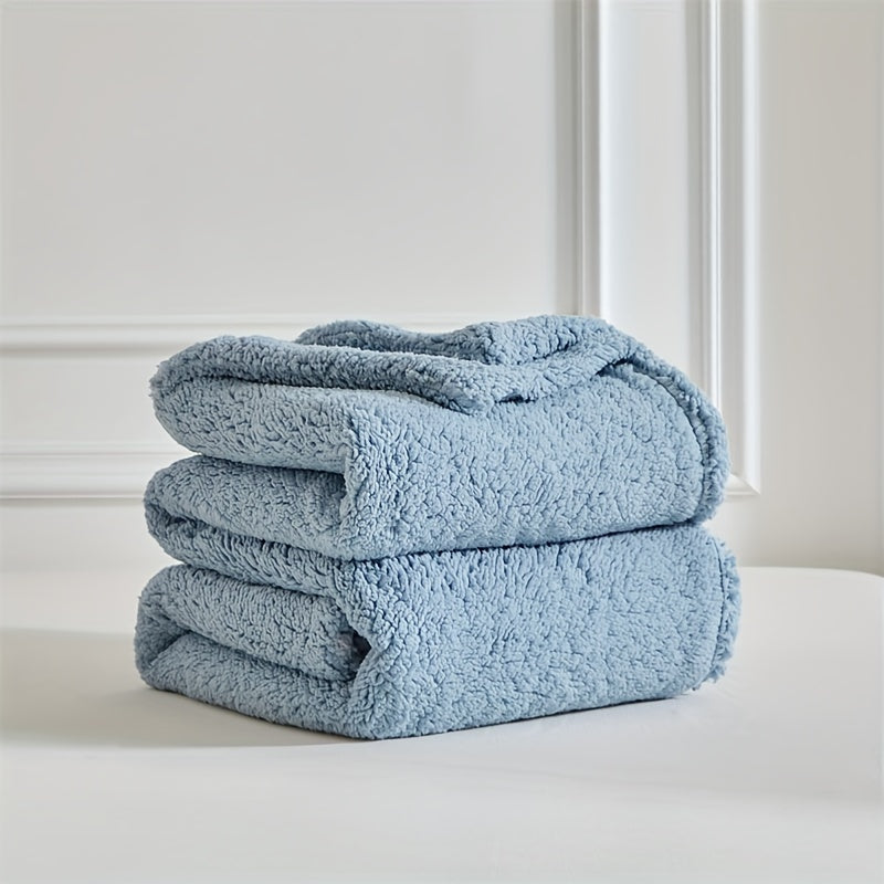 KuschelWolke – Flauschige Sherpa-Decke für Sofa & Bett, wendbar & waschbar