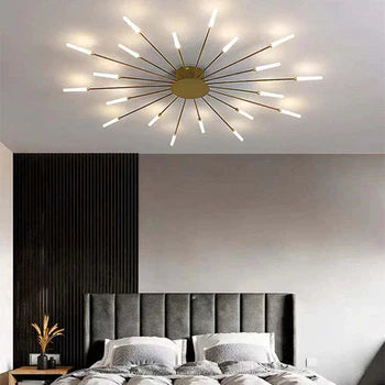 FireGlow – Deckenlampe mit funkelndem Feuerwerk-Design
