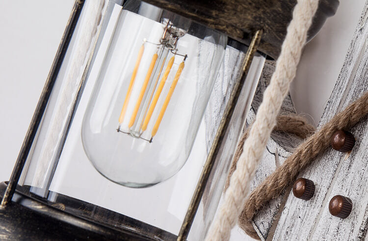 Dorian – Retro-Wandleuchte im Industrie-Design mit Anker
