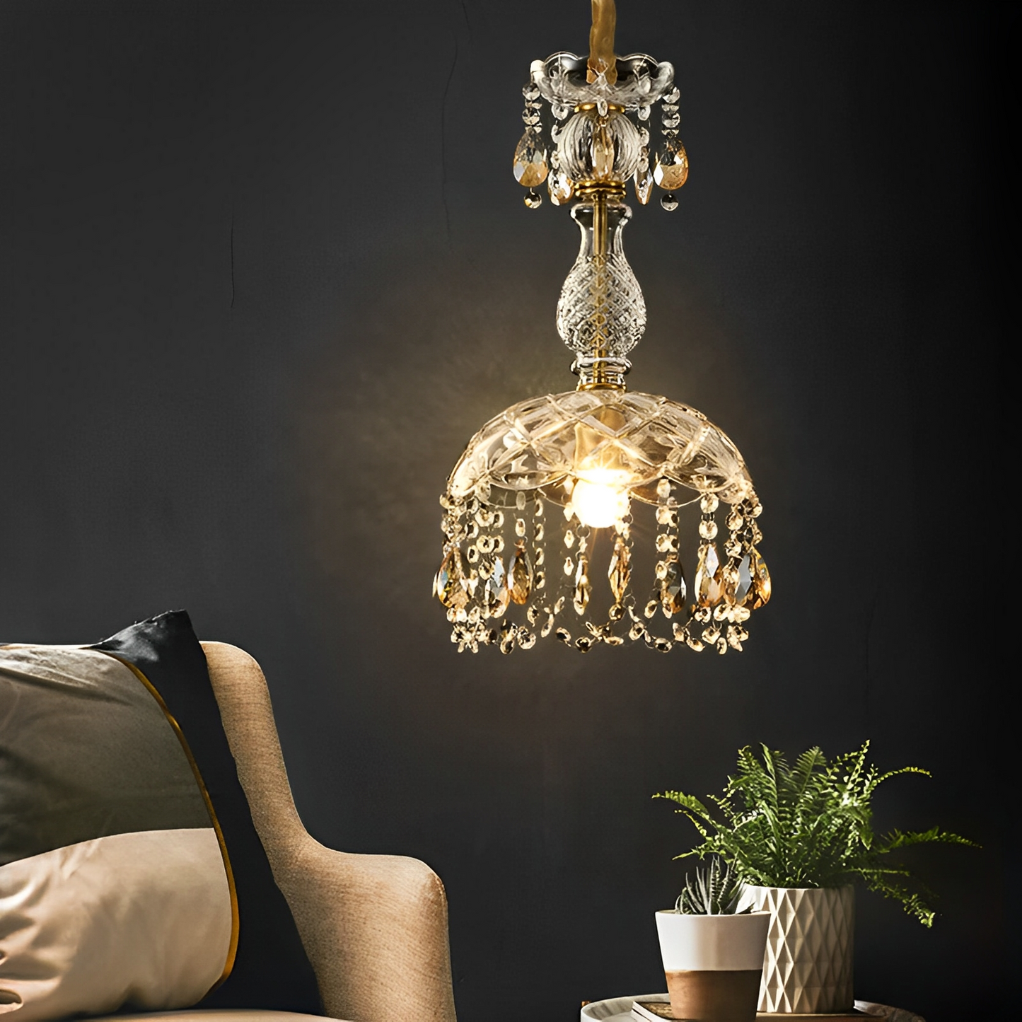 Talu – Rustikale Rattan-Hängelampe für Boho- und Landhauslook