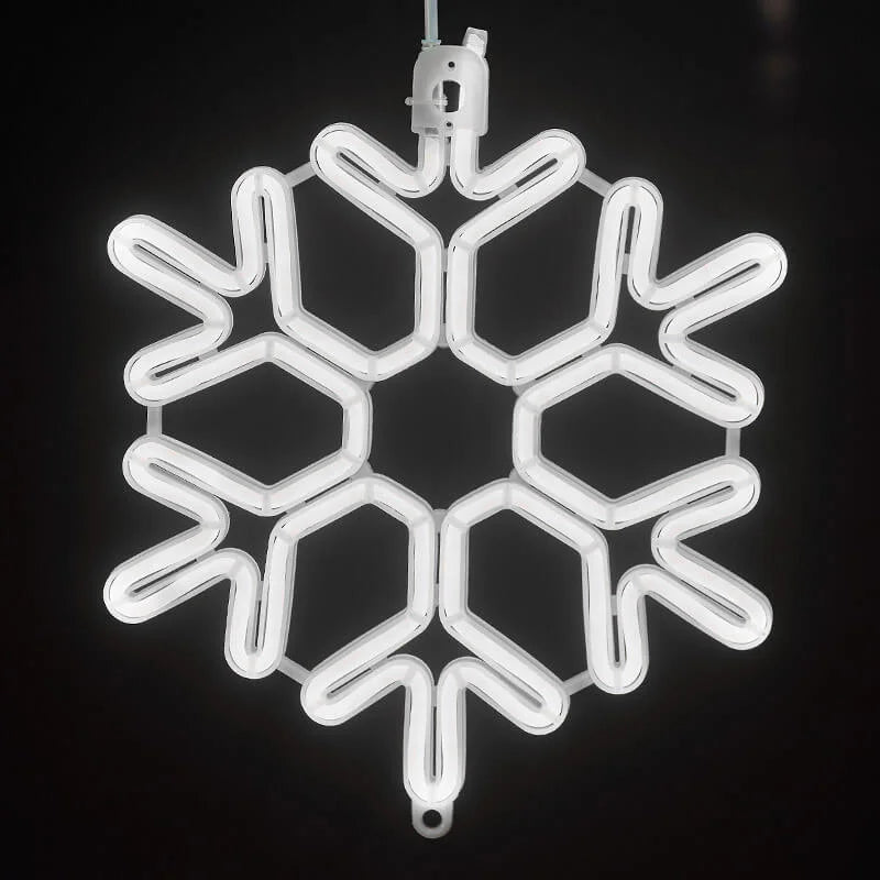 Frostella – LED Licht in Schneeflockenform für festliche Außen-Weihnachtsdekoration