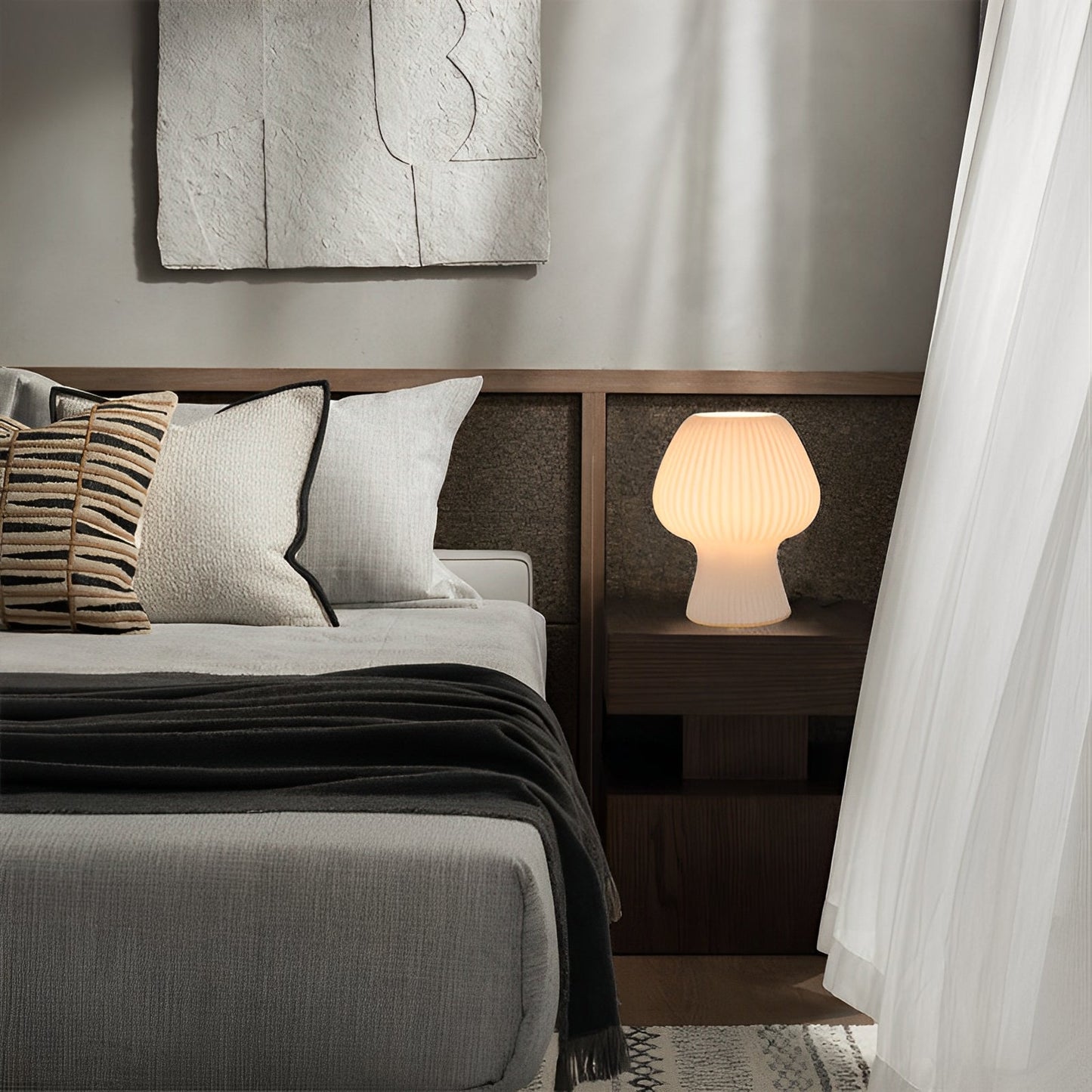 Velmira – Alte Tischlampe im Retro-Stil für Schlafzimmer & Nachttisch