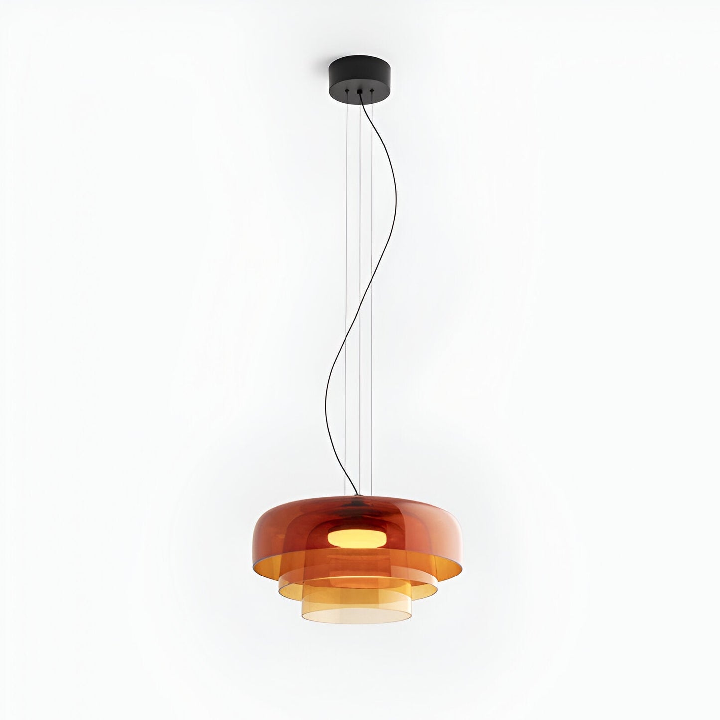Raki – Nordischer Himmel Glas Pendelleuchte