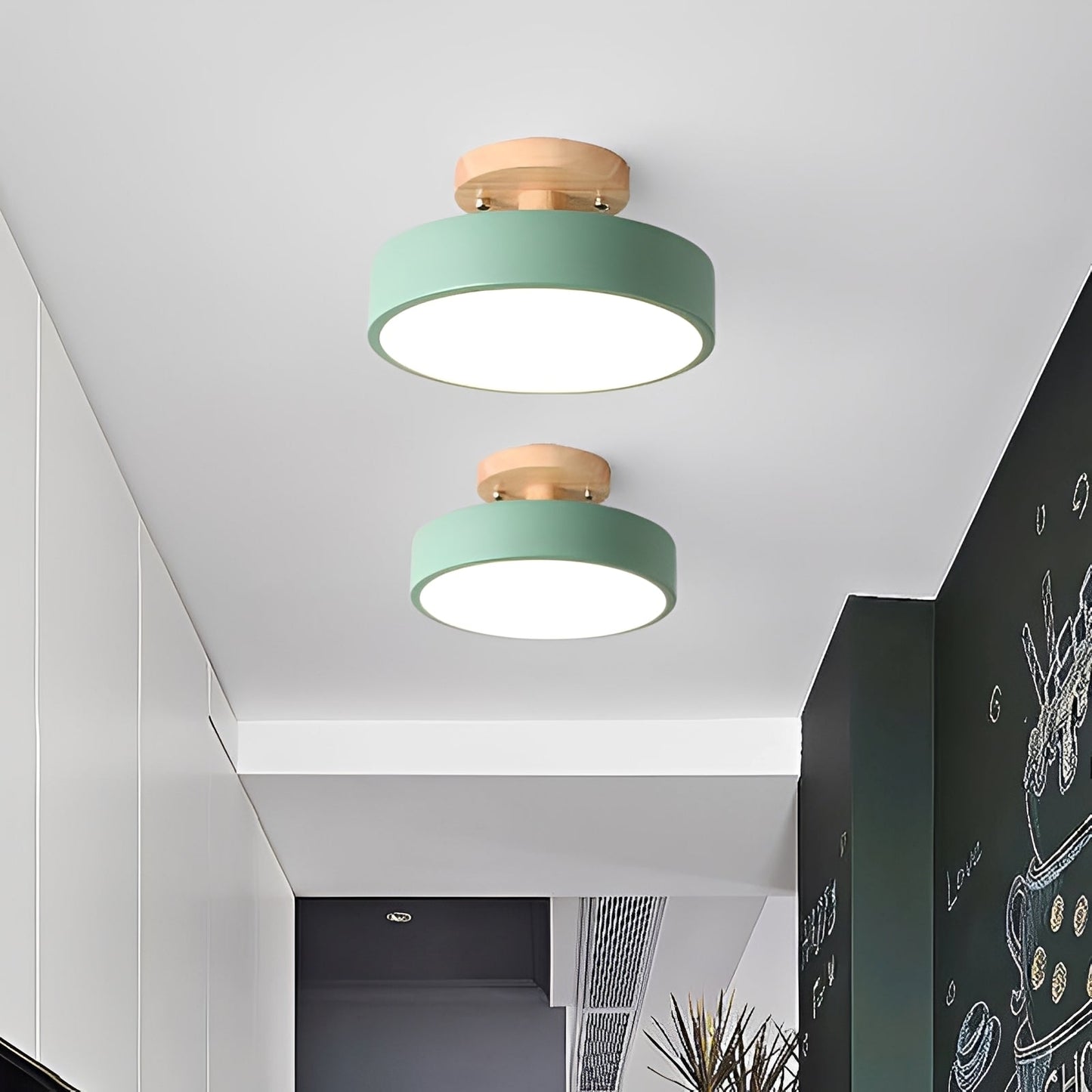 Elayne – Zeitgemäße Deckenlampe für Korridor & Wohnbereich
