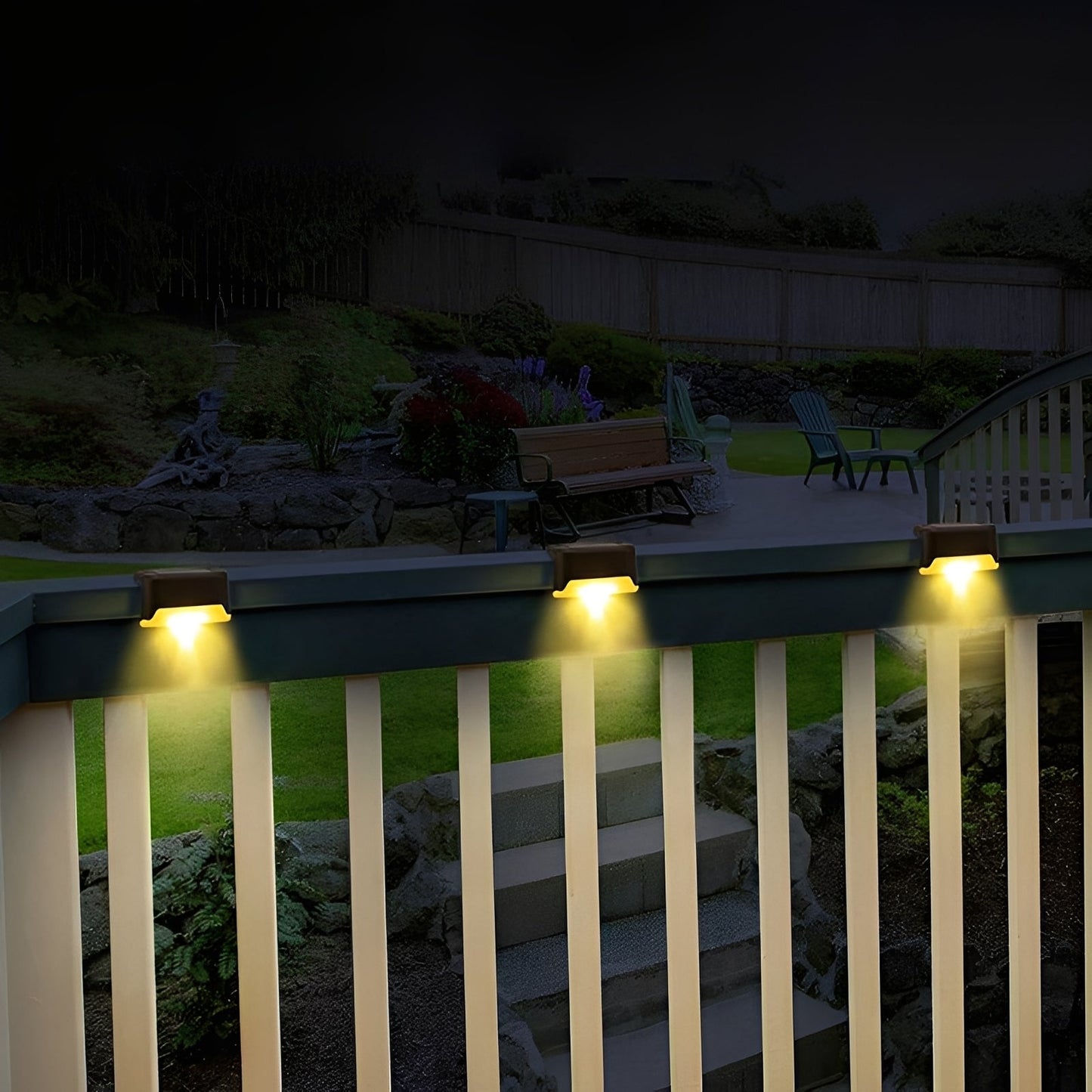 Solis – Solarbetriebene LED-Treppenlampe