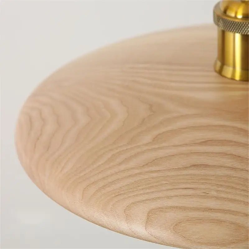 Elha – Lampe aus echtem Holz und Metall