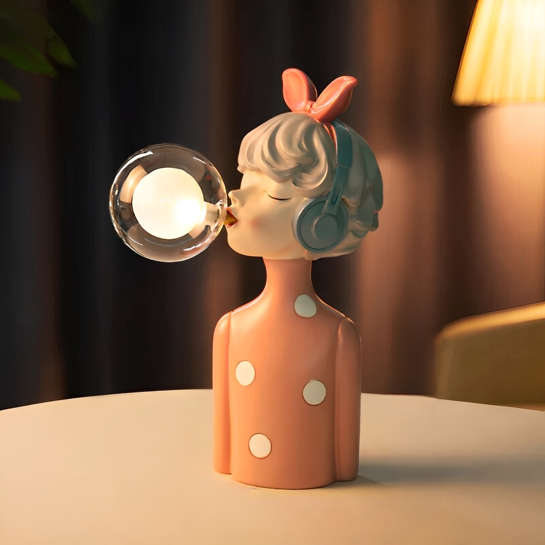 Mavie – Nordische Bubble Girl Tischleuchte
