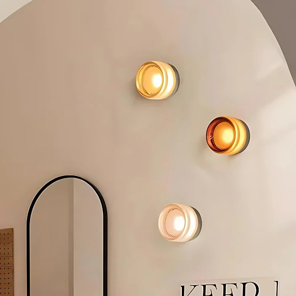 Lukas – Designer Dimple Wandlampe