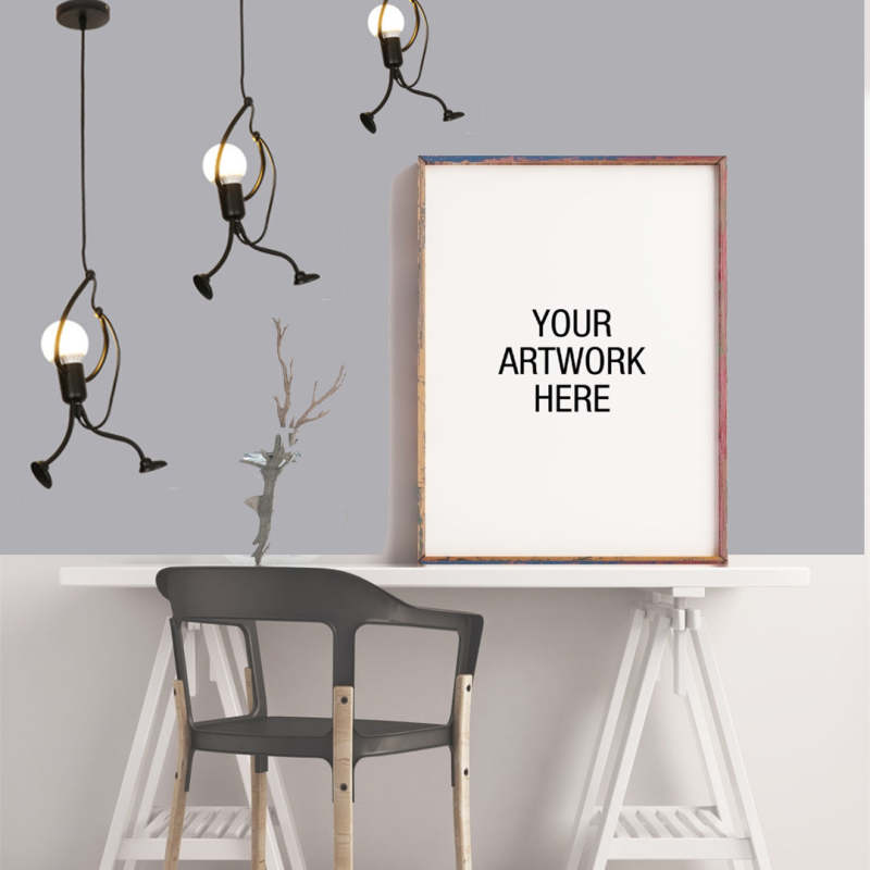 IronRetro – Industrielle Tischlampe im Superhelden-Look