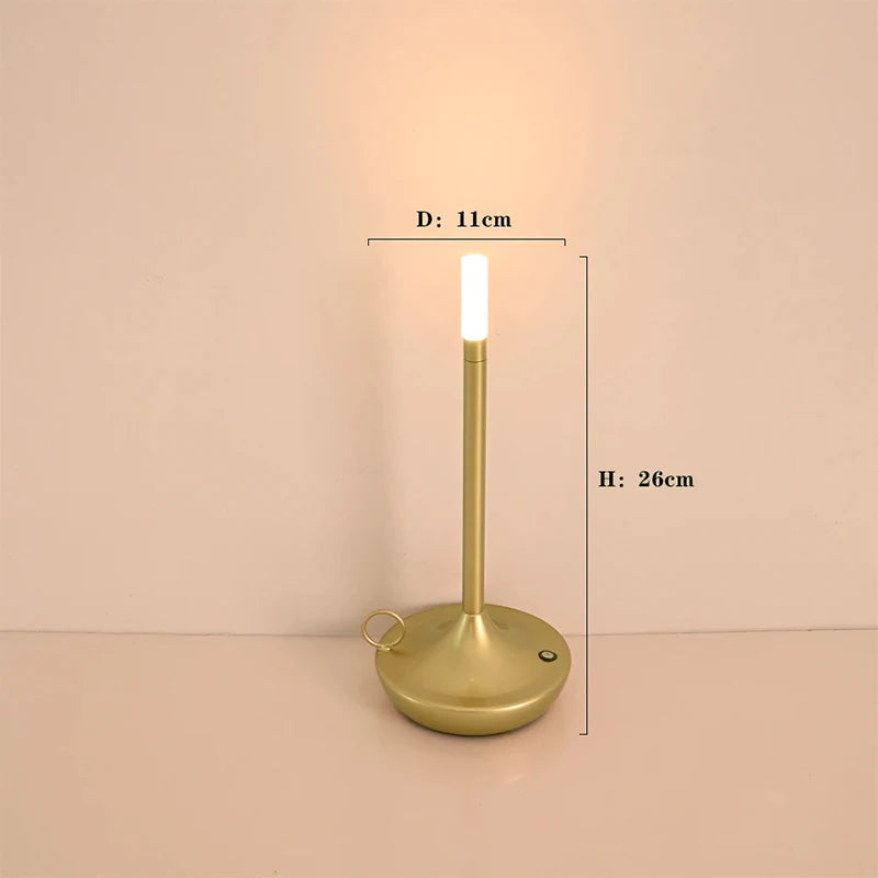 Elina – Tragbare Retro-Tischlampe mit Kerzenlicht-Effekt