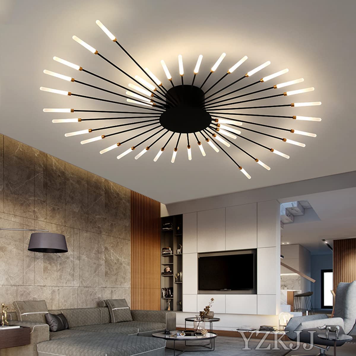 FireGlow – Deckenlampe mit funkelndem Feuerwerk-Design