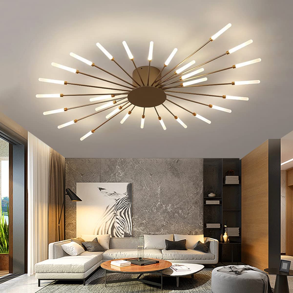 FireGlow – Deckenlampe mit funkelndem Feuerwerk-Design
