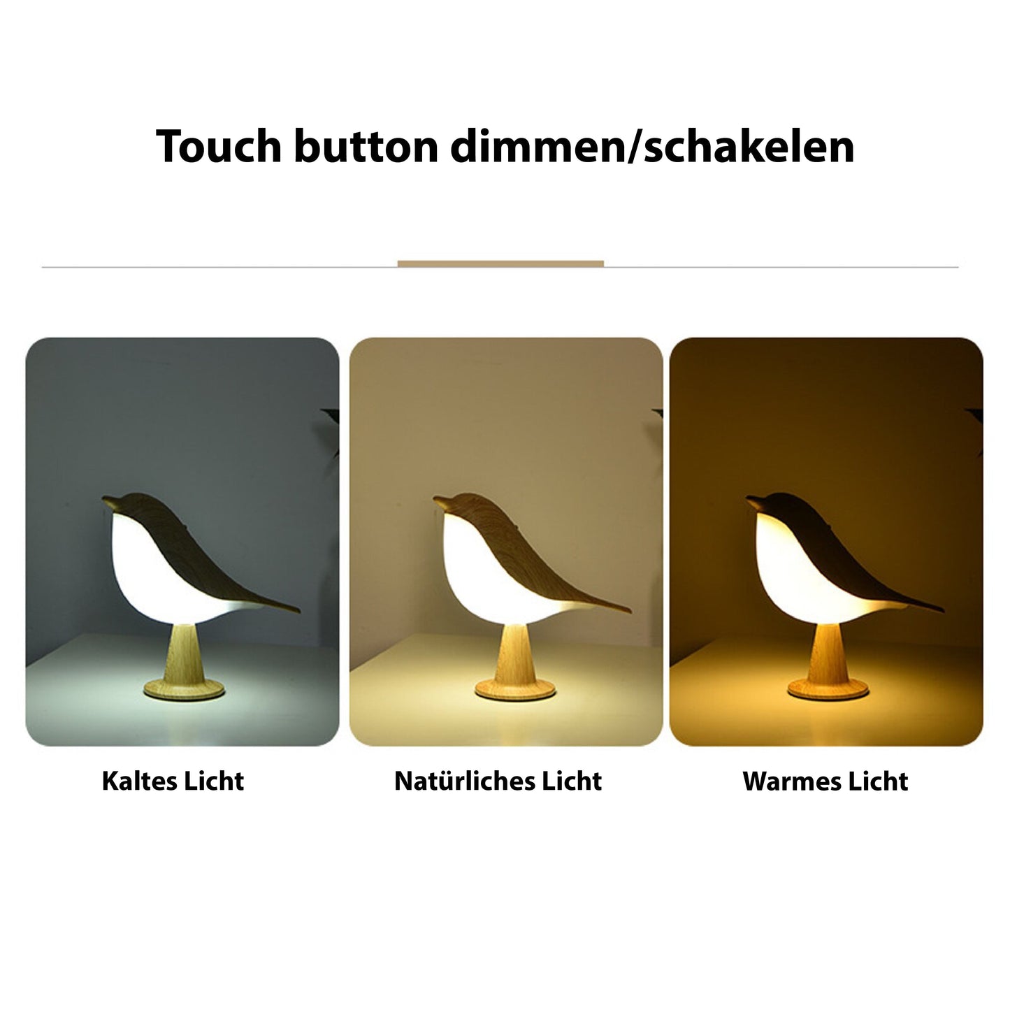 MissBird – Verspielte Vogel-Lampe mit sanfter Beleuchtung