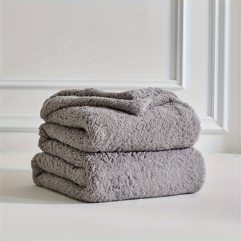 KuschelWolke – Flauschige Sherpa-Decke für Sofa & Bett, wendbar & waschbar