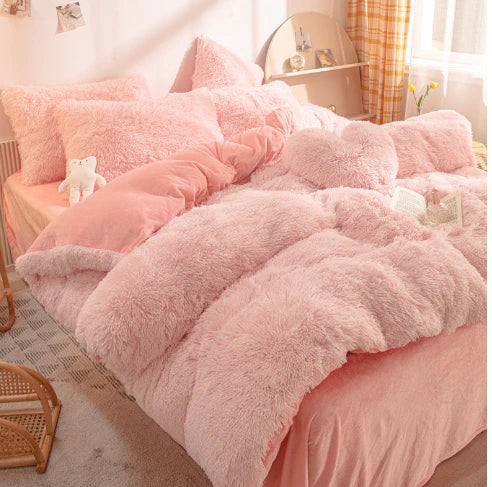 Liora – Kuschelige Winterdecke aus Mink-Velours und Flanell für gemütliche Nächte