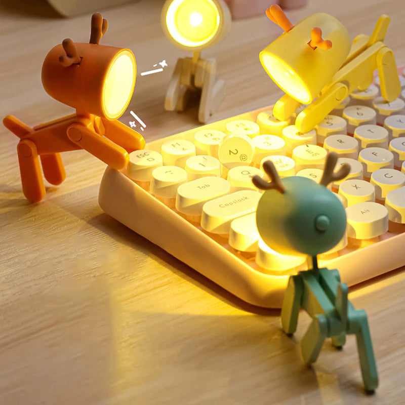 CartoonGlow – Mini-Tier-Nachtlicht mit Handyhalter